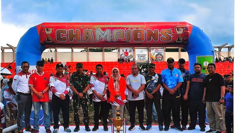 KETUA BESERTA ANGGOTA DPRD NATUNA MENGHADIRI FINAL TURNAMEN PIALA BUPATI NATUNA 2024 CABOR BOLA KAKI